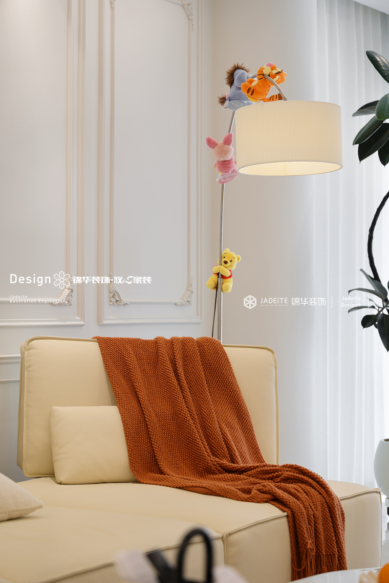 现代法式-玉兰花园-四室两厅两卫一厨-170㎡-装修实景图装修-四室两厅-法式