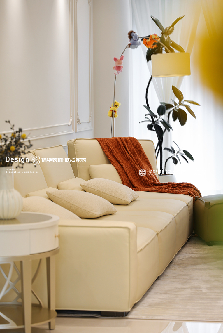 现代法式-玉兰花园-四室两厅两卫一厨-170㎡-装修实景图装修-四室两厅-法式