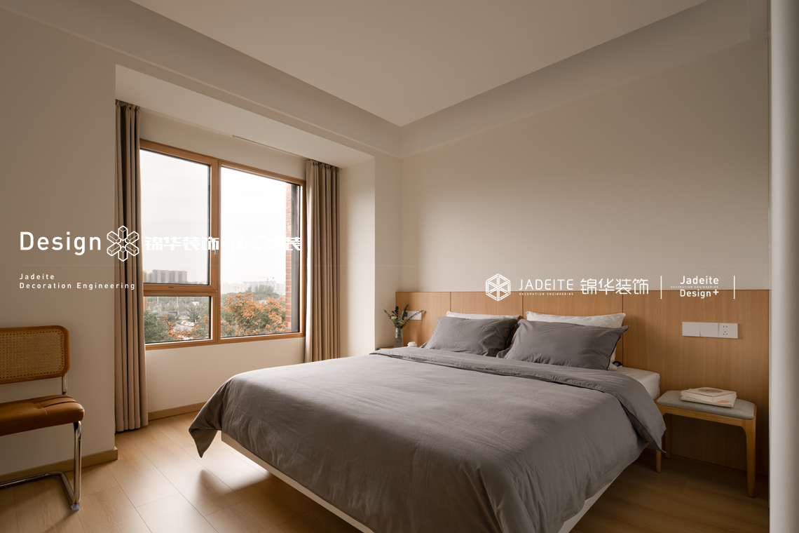 原木风格-中海珑玺-四室两厅-136㎡-装修实景图装修-四室两厅-现代简约