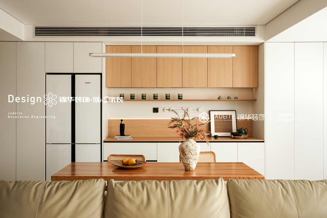 原木风格-中海珑玺-四室两厅-136㎡-装修实景图装修-四室两厅-现代简约