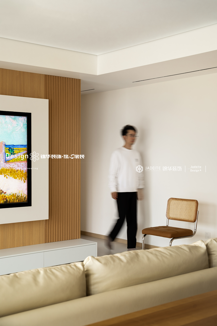 原木风格-中海珑玺-四室两厅-136㎡-装修实景图装修-四室两厅-现代简约