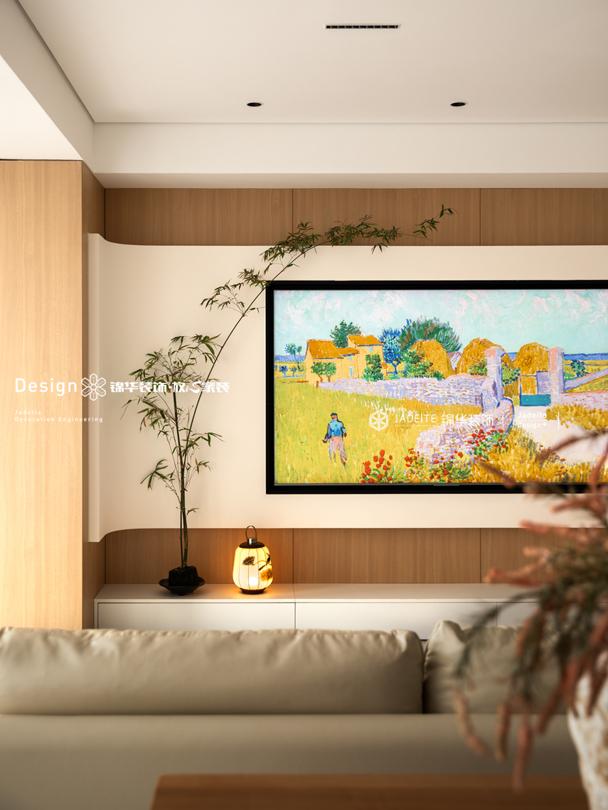 原木风格-中海珑玺-四室两厅-136㎡-装修实景图装修-四室两厅-现代简约