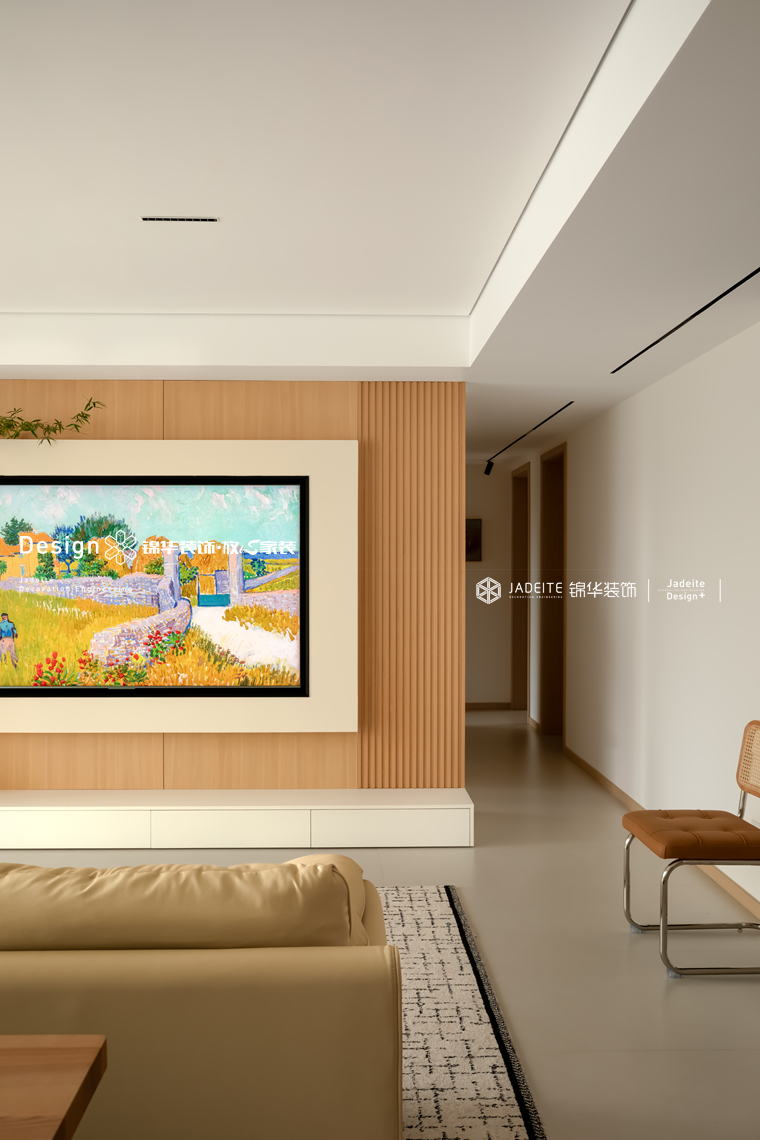 原木风格-中海珑玺-四室两厅-136㎡-装修实景图装修-四室两厅-现代简约