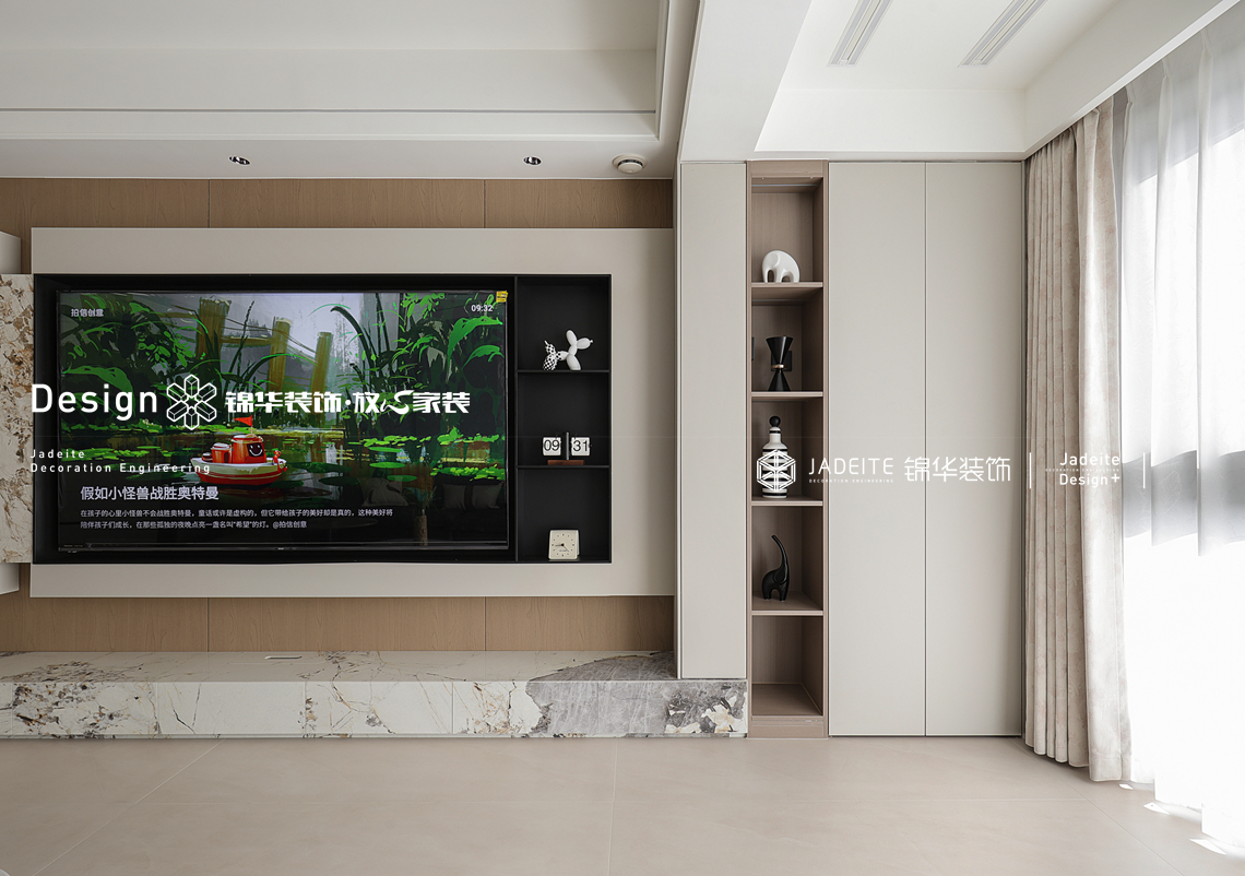 现代风格-宝龙世家-四室两厅-120㎡-装修实景图装修-四室两厅-现代简约