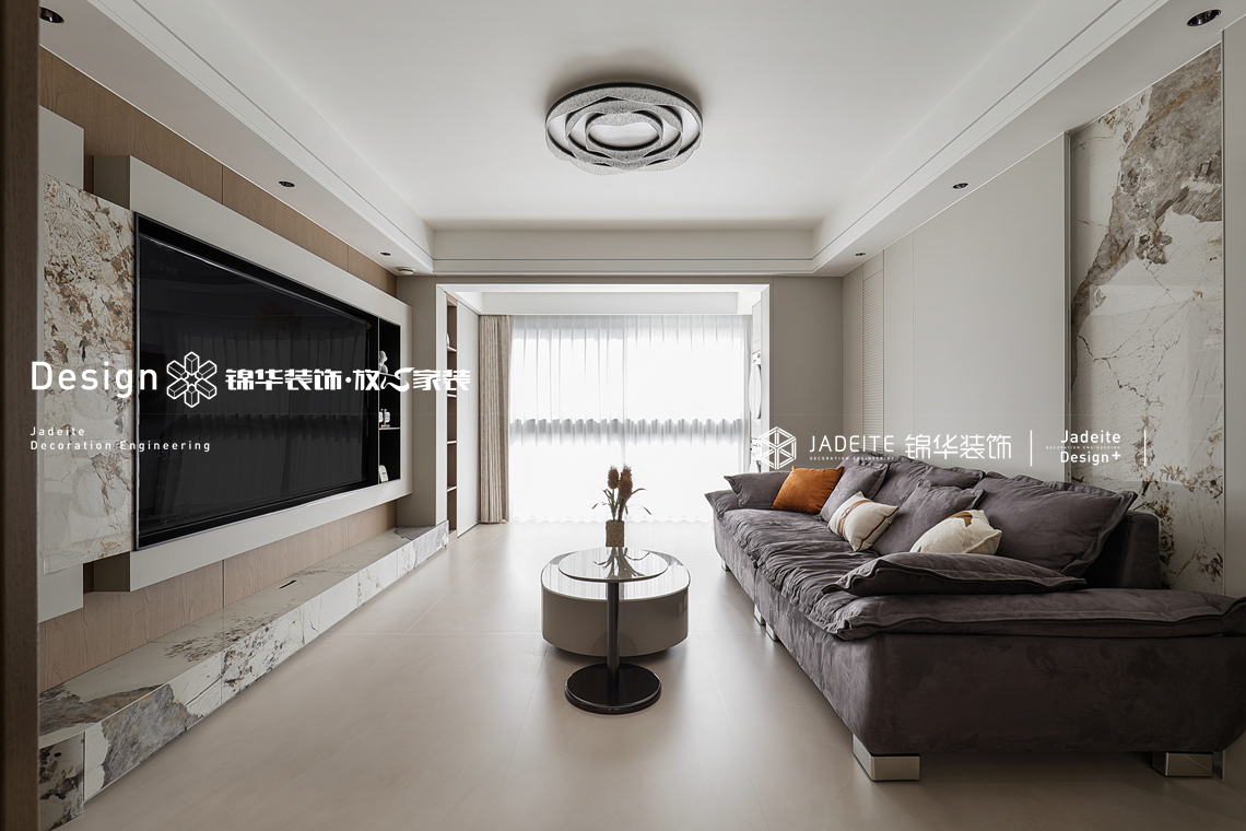 现代风格-宝龙世家-四室两厅-120㎡-装修实景图装修-四室两厅-现代简约