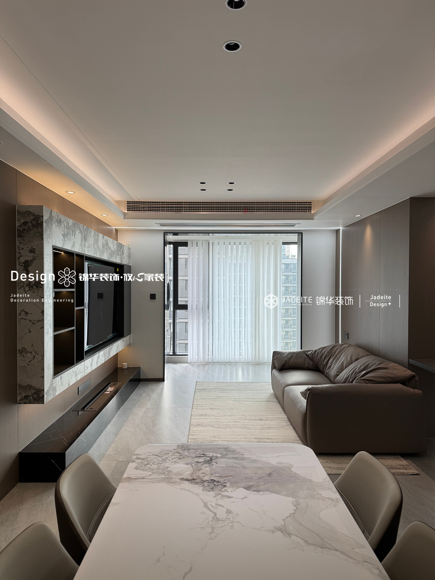 现代风格-公园上城-三室两厅两卫-112㎡-装修实景图