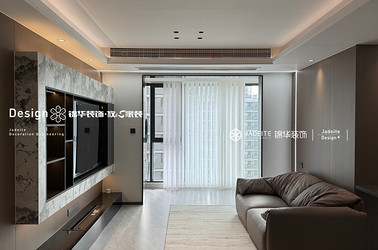 现代风格-公园上城-三室两厅两卫-112㎡-装修实景图