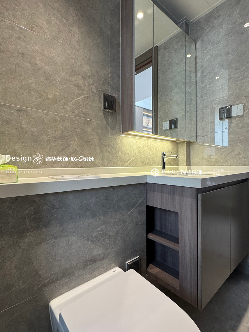 现代风格-公园上城-三室两厅两卫-112㎡-装修实景图装修-三室两厅-现代简约