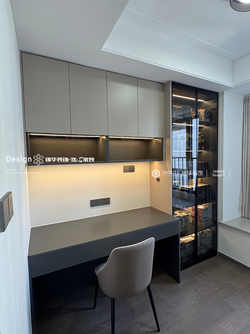 现代风格-公园上城-三室两厅两卫-112㎡-装修实景图装修-三室两厅-现代简约