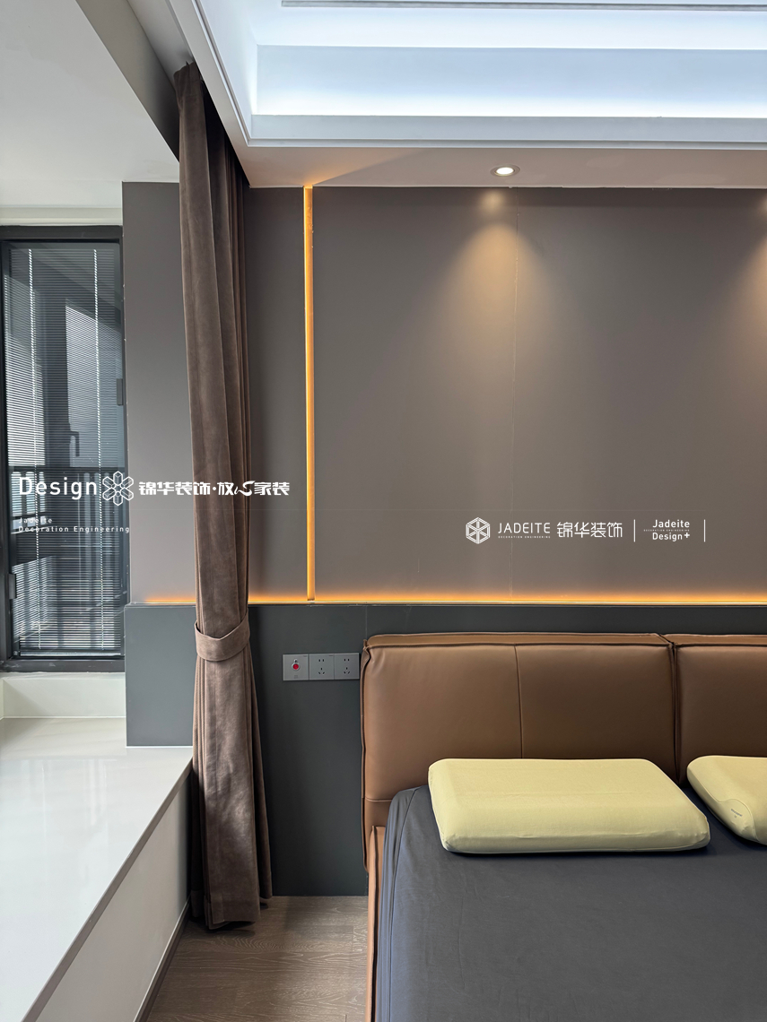 现代风格-公园上城-三室两厅两卫-112㎡-装修实景图装修-三室两厅-现代简约