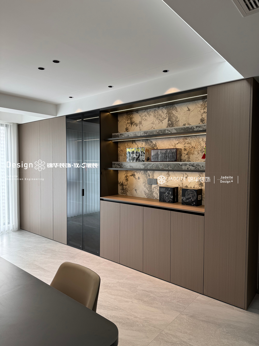 现代风格-公园上城-三室两厅两卫-112㎡-装修实景图装修-三室两厅-现代简约