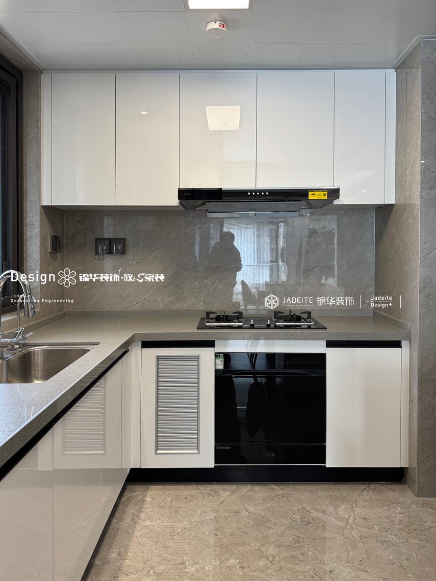 现代风格-公园上城-三室两厅两卫-112㎡-装修实景图装修-三室两厅-现代简约