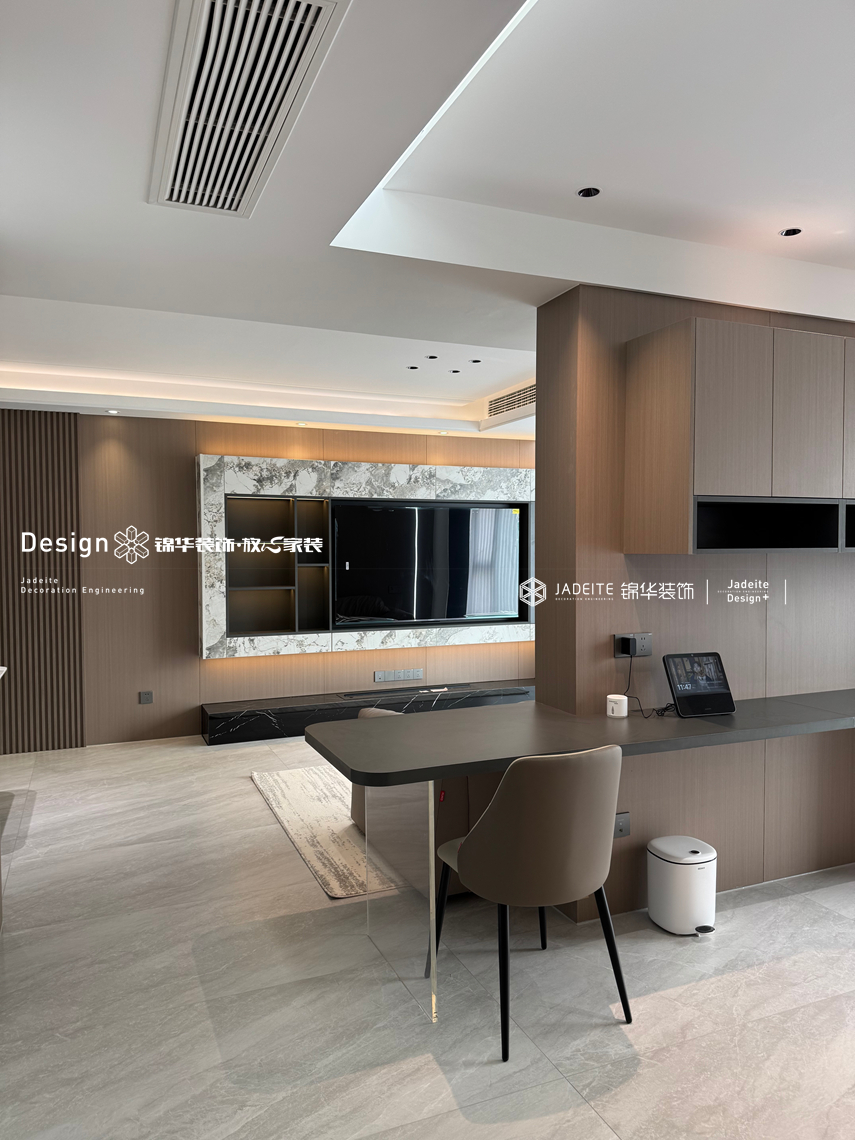 现代风格-公园上城-三室两厅两卫-112㎡-装修实景图装修-三室两厅-现代简约