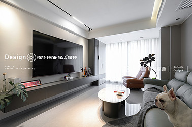 现代风格-融创荣域-三室两厅-95㎡-装修实景图