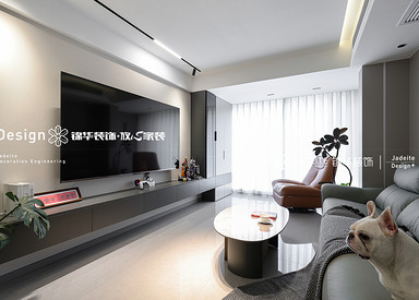 现代风格-融创荣域-三室两厅-95㎡-装修实景图