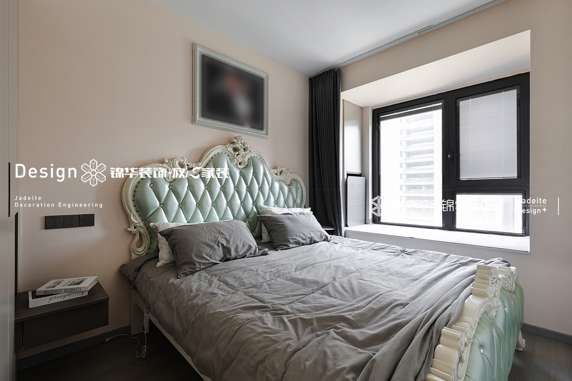 现代风格-融创荣域-三室两厅-95㎡-装修实景图装修-三室两厅-现代简约