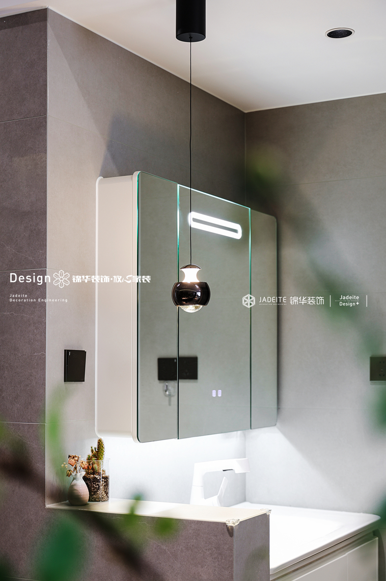 现代风格-融创荣域-三室两厅-95㎡-装修实景图装修-三室两厅-现代简约