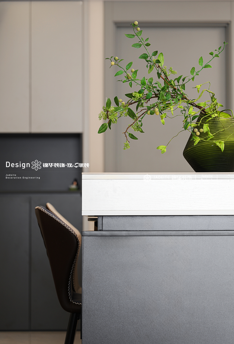 现代风格-融创荣域-三室两厅-95㎡-装修实景图装修-三室两厅-现代简约