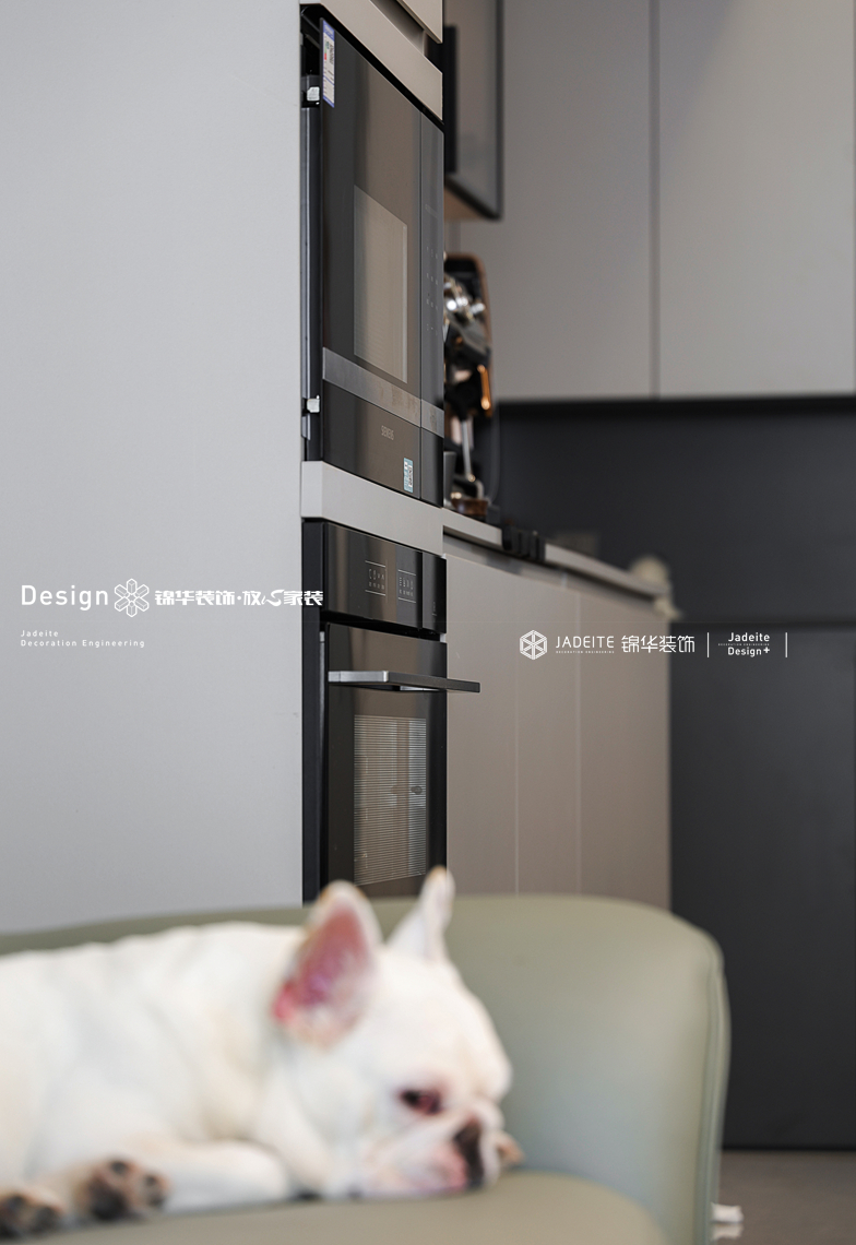 现代风格-融创荣域-三室两厅-95㎡-装修实景图装修-三室两厅-现代简约