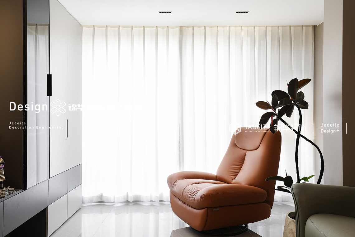 现代风格-融创荣域-三室两厅-95㎡-装修实景图装修-三室两厅-现代简约