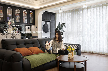 法式复古-溪岸景园-三室两厅-138㎡-装修实景图