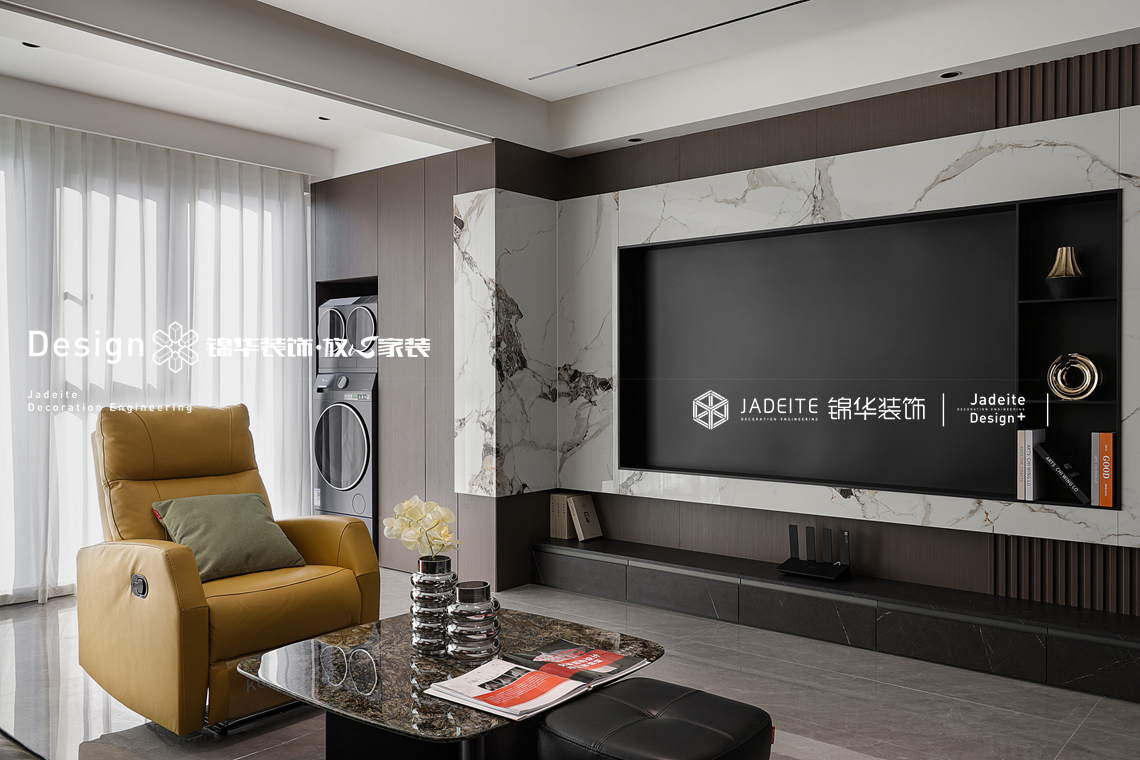 意式轻奢-美的云璟-四室两厅-143平-装修实景图装修-四室两厅-轻奢