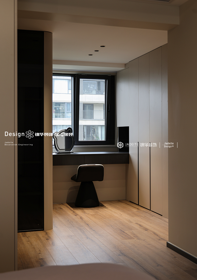 意式极简-旭辉澄江府-三室两厅两卫-143㎡-装修实景图装修-三室两厅-极简