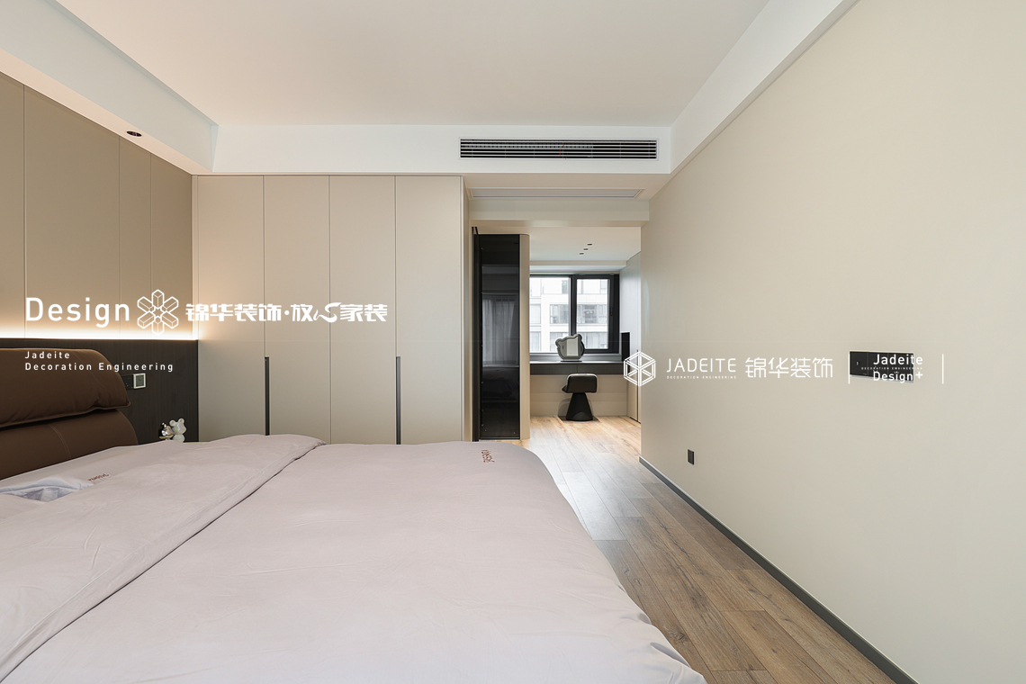 意式极简-旭辉澄江府-三室两厅两卫-143㎡-装修实景图装修-三室两厅-极简