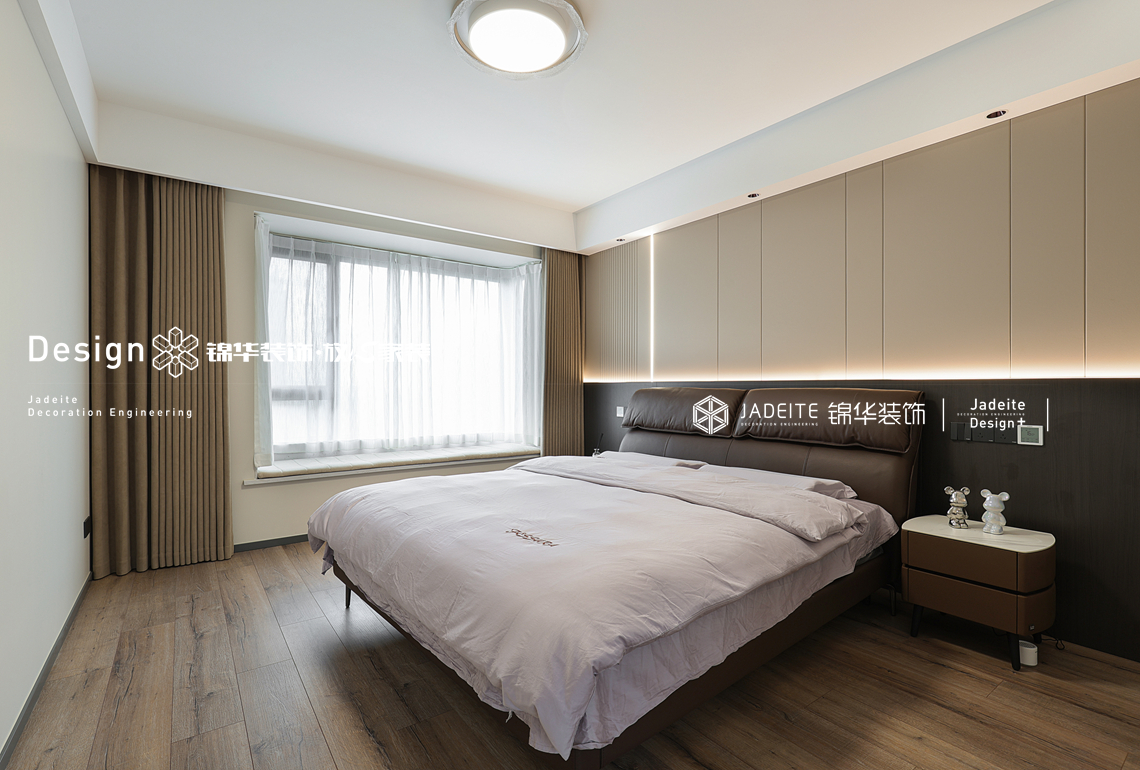 意式极简-旭辉澄江府-三室两厅两卫-143㎡-装修实景图装修-三室两厅-极简