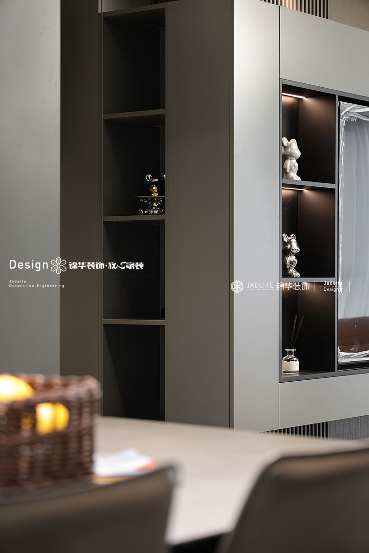 意式极简-旭辉澄江府-三室两厅两卫-143㎡-装修实景图装修-三室两厅-极简