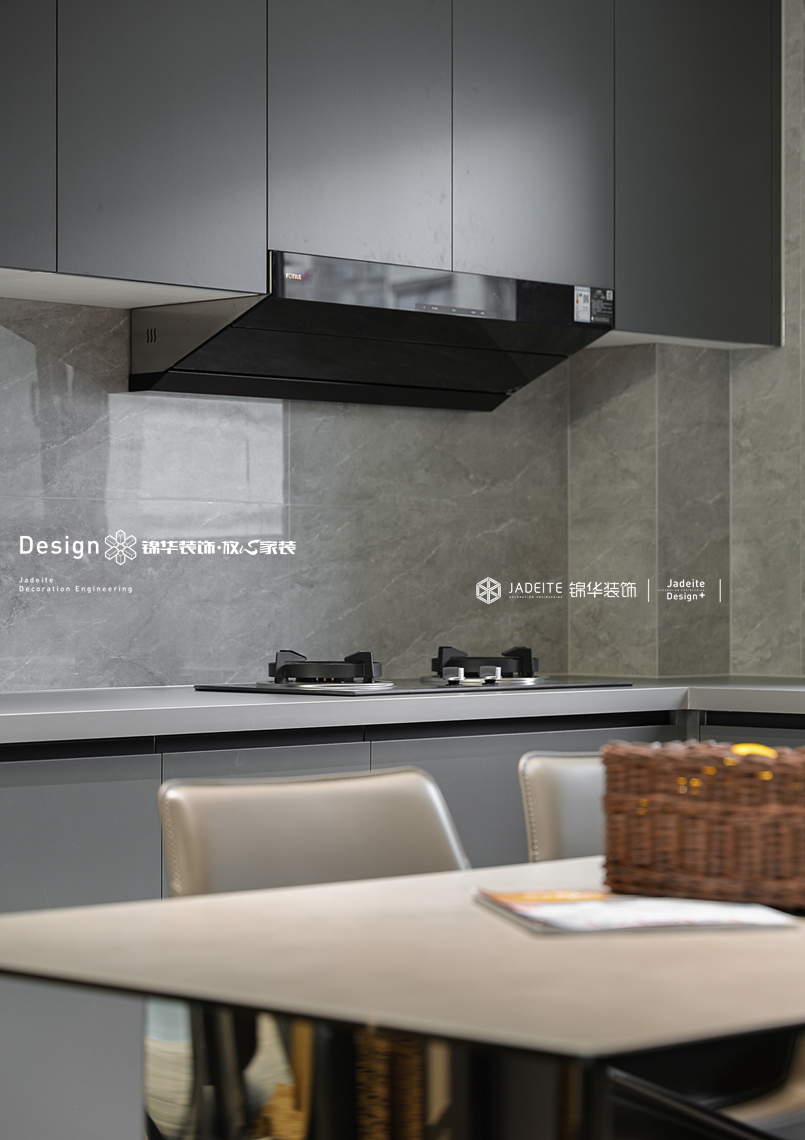 意式极简-旭辉澄江府-三室两厅两卫-143㎡-装修实景图装修-三室两厅-极简