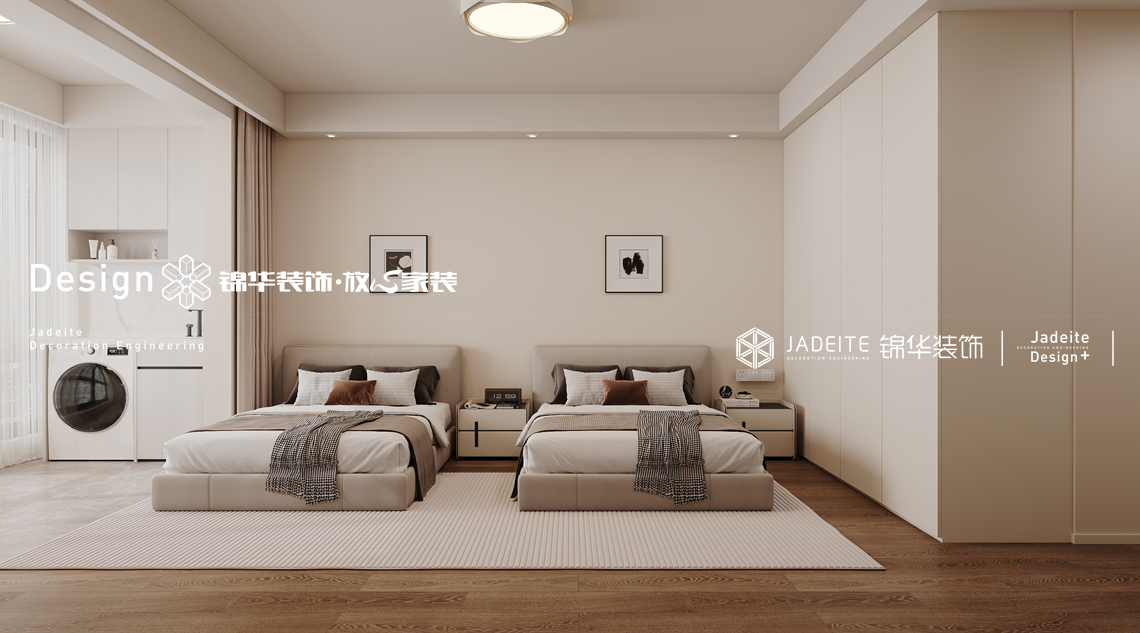 美式风格-东方大院-四室两厅两卫-160㎡-装修效果图