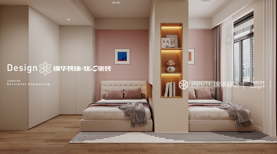 美式风格-东方大院-四室两厅两卫-160㎡-装修效果图装修-四室两厅-简美