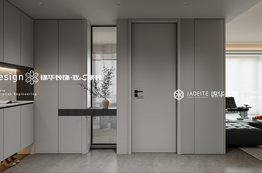 现代极简-天敔湾-三室两厅两卫-130㎡-装修效果图