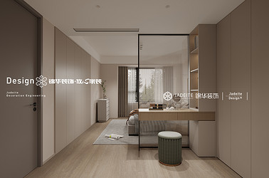 现代意式-应天首府-三室两厅两卫-140㎡-装修效果图