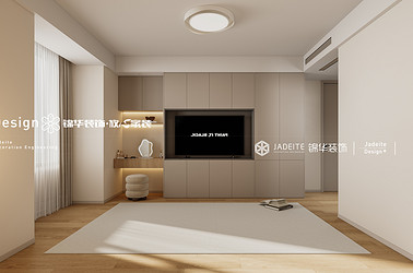 现代奶油-玉兰公馆-四室两厅两卫-150㎡-装修效果图