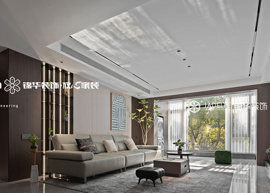 现代风格-洛龙湾-四室两厅两卫-180平-装修实景图