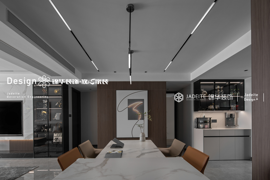 现代风格-洛龙湾-四室两厅两卫-180平-装修实景图装修-四室两厅-现代简约