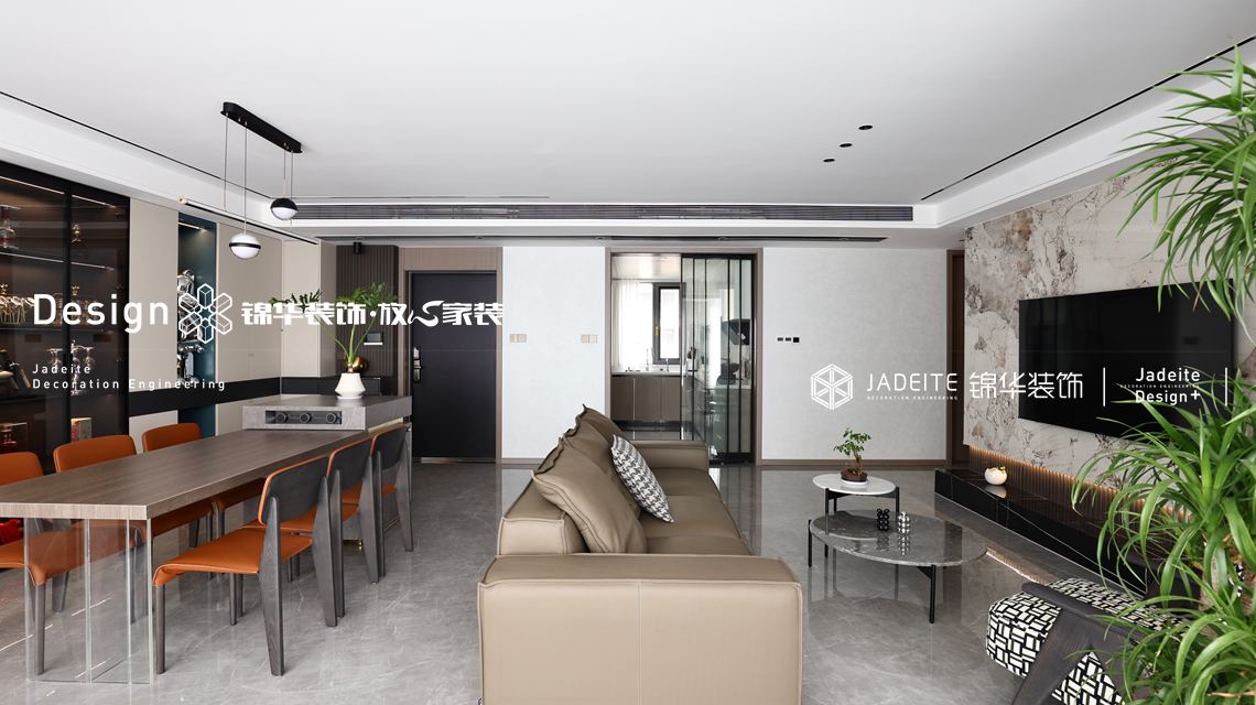 现代风格-茂瑞府-三室两厅两卫-138平-装修实景图装修-三室两厅-现代简约