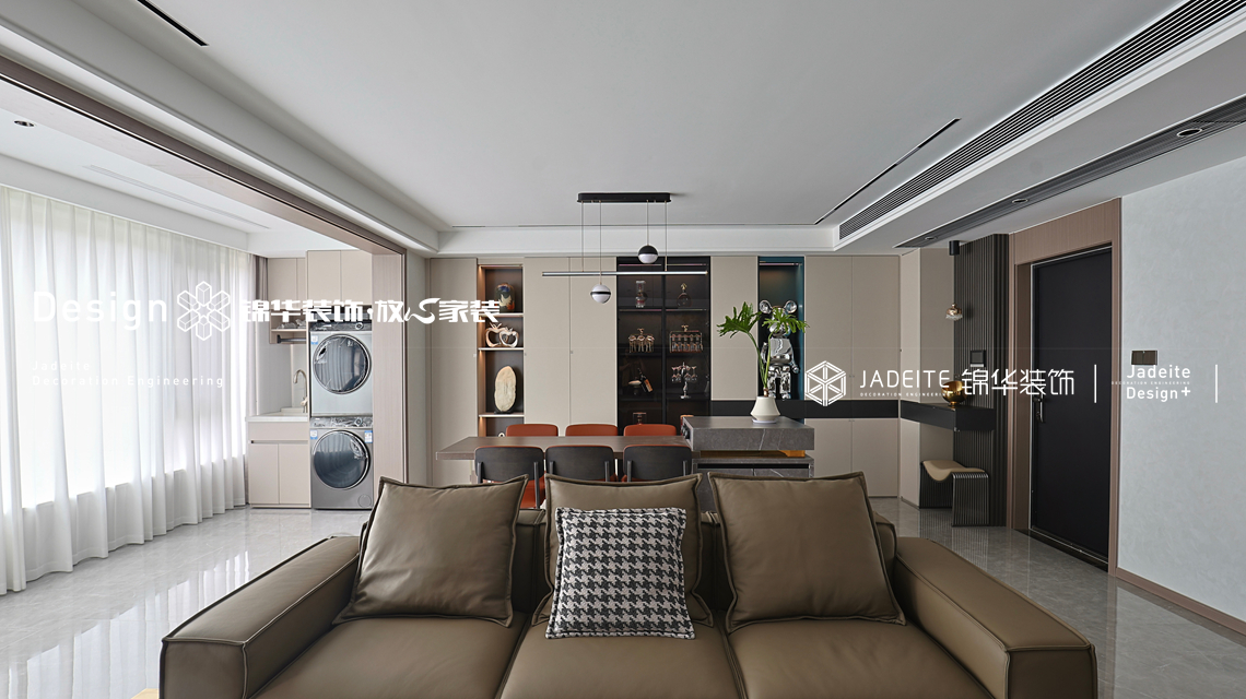 现代风格-茂瑞府-三室两厅两卫-138平-装修实景图装修-三室两厅-现代简约