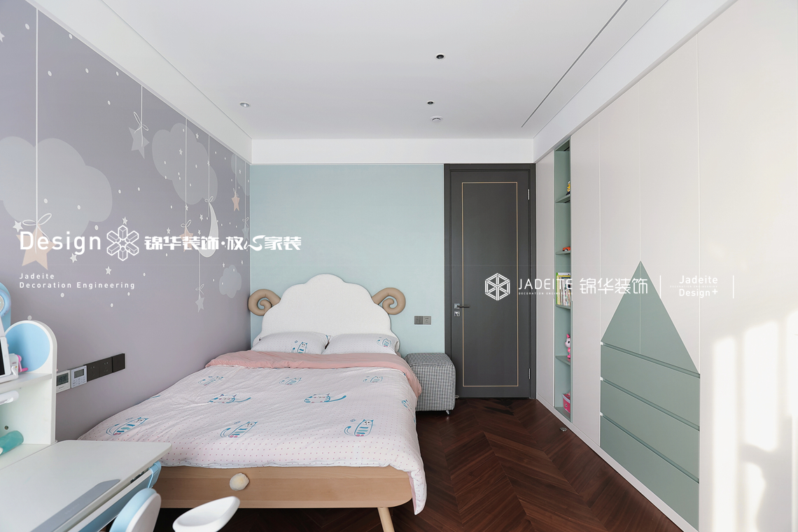 现代风格-红豆天一华府-三室两厅两卫-138平-装修实景图装修-三室两厅-现代简约