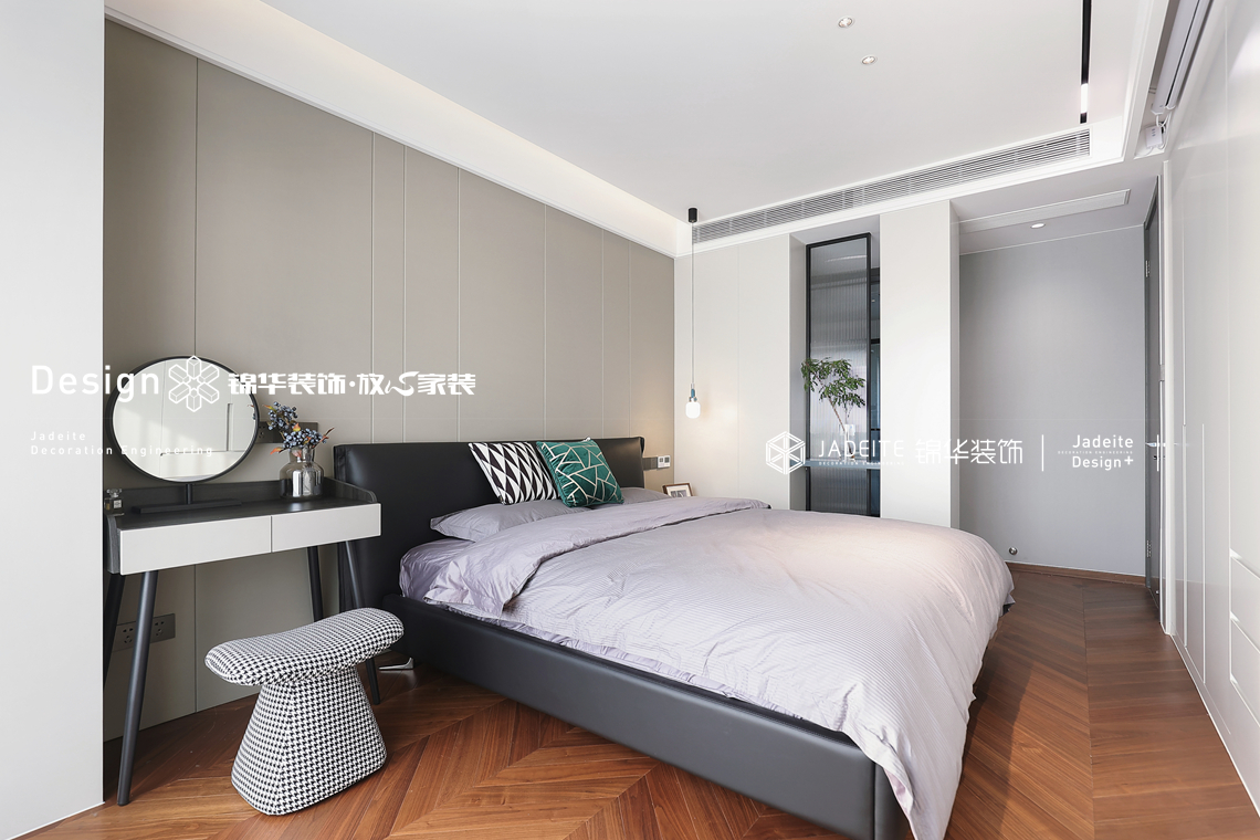 现代风格-红豆天一华府-三室两厅两卫-138平-装修实景图装修-三室两厅-现代简约