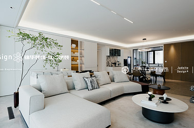 现代极简-金茂府-五室三卫两厅-210平-装修实景图