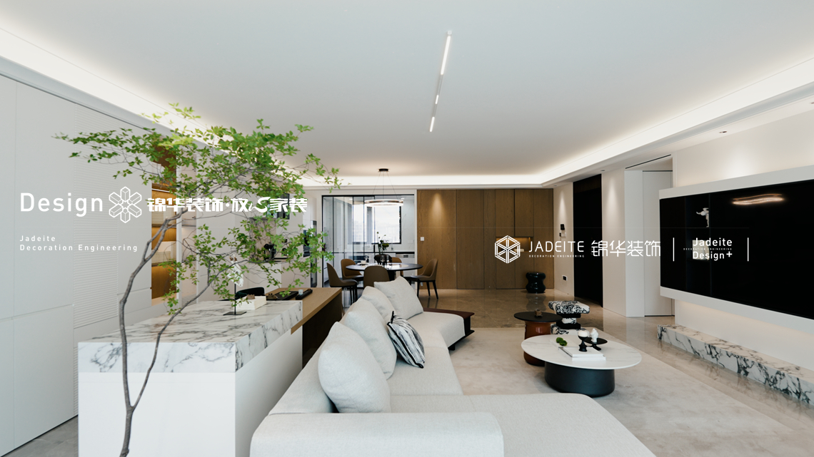 现代极简-金茂府-五室三卫两厅-210平-装修实景图装修-别墅-现代简约