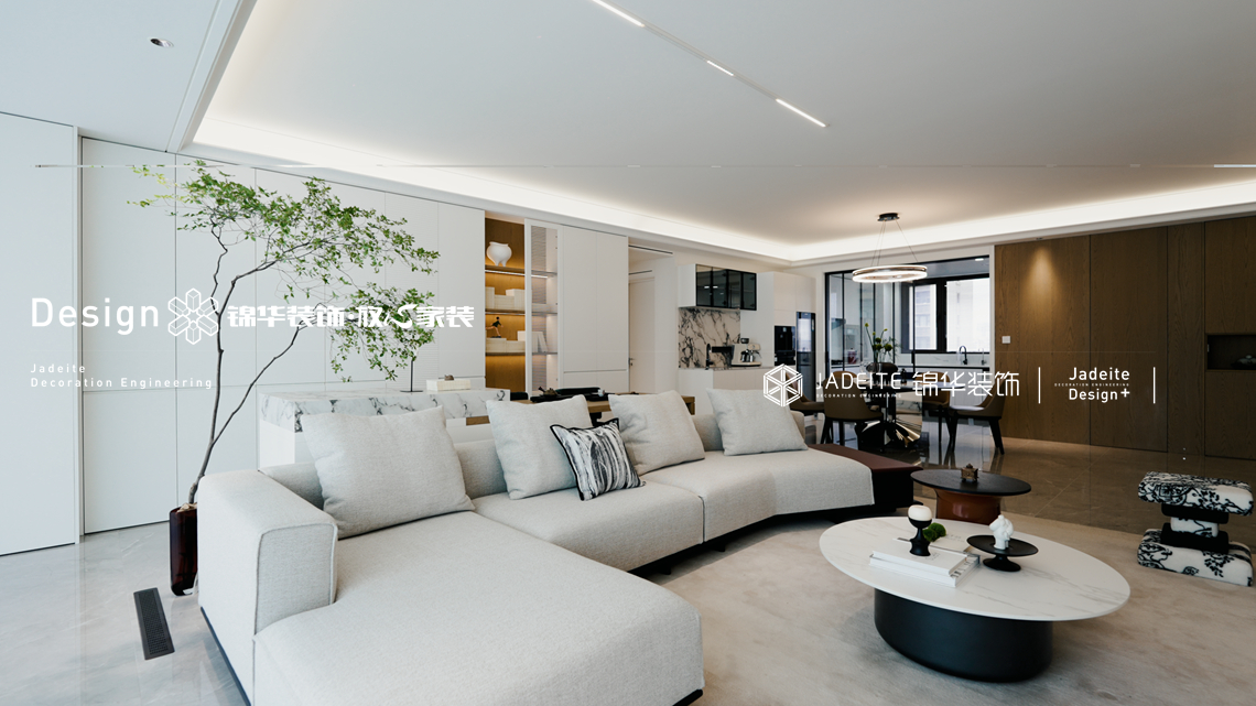 现代极简-金茂府-五室三卫两厅-210平-装修实景图装修-别墅-现代简约