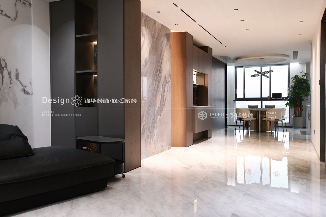 意式轻奢-溪隐府-三室两厅两卫-191平-装修实景图