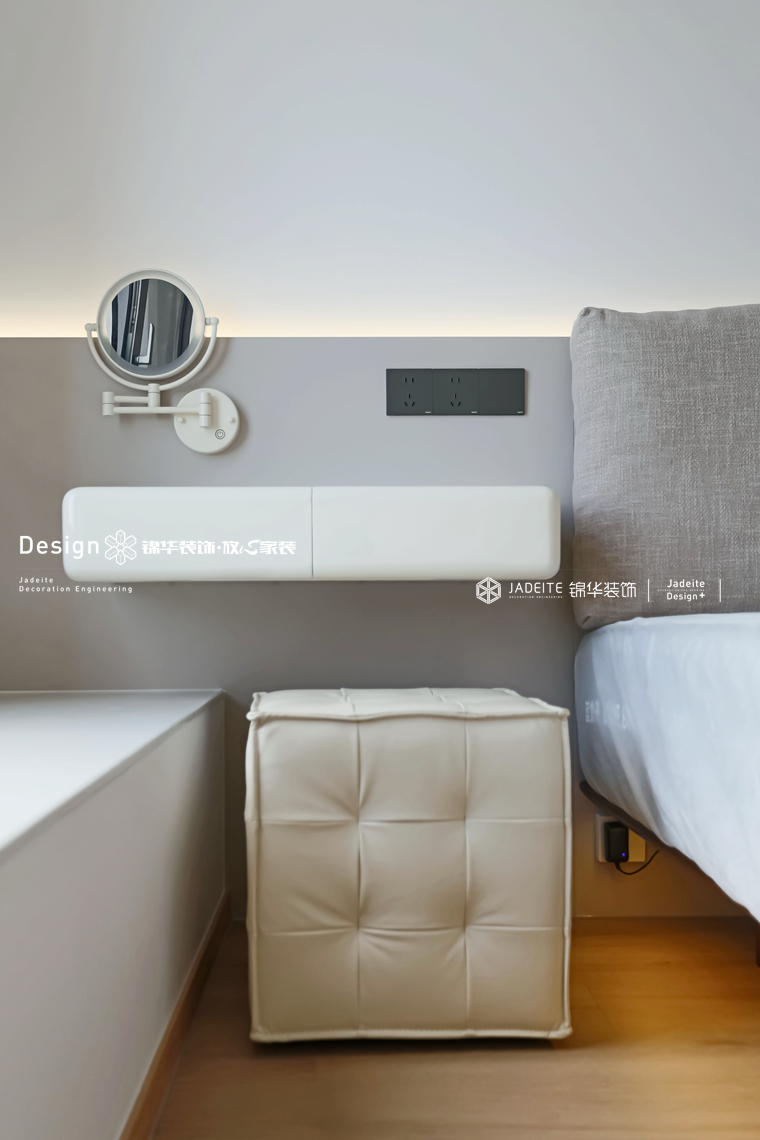 现代简约-港龙-三室两厅一卫-99平-装修实景图装修-三室两厅-现代简约