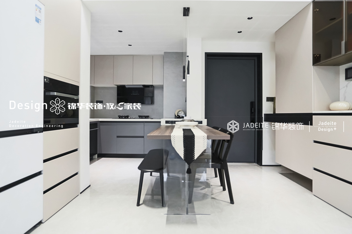 现代简约-港龙-三室两厅一卫-99平-装修实景图装修-三室两厅-现代简约