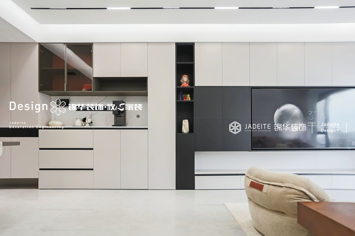 现代简约-港龙-三室两厅一卫-99平-装修实景图装修-三室两厅-现代简约