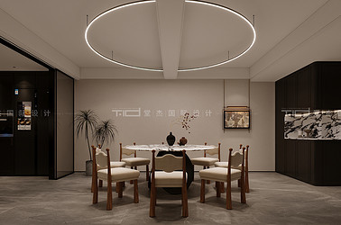 中古风-建发玖里湾-叠墅-260平-装修效果图